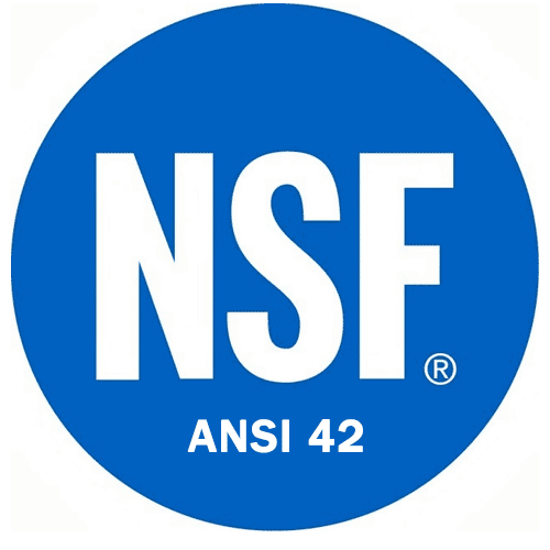 NSF42 certified